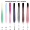 Gradient Color Women's Long Straight Highlight Hair Extension Piece