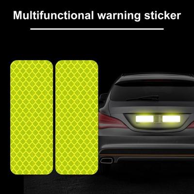 10 ks Reflexní samolepky na auto Vodotěsné Odolné proti UV záření Samolepicí Silná přilnavost Noční viditelnost Bezpečnostní Reflexní