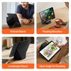For Samsung Galaxy Tab S10 FE+ Tablet Case DUX DUCIS Vers Series Multi-function Folding Stand Leather Cover