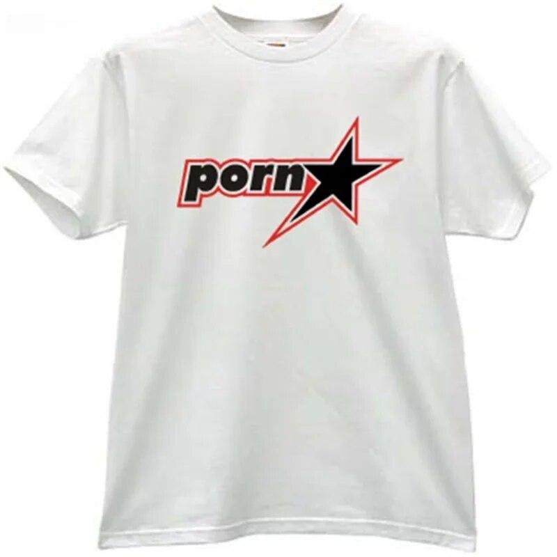 Unisex's Tees PORNSTAR Print Cool T-shirt In Black Unisex Fashion Tshirt Graphic T Shirts Unisex Clothing Harajuku Y2k Tee