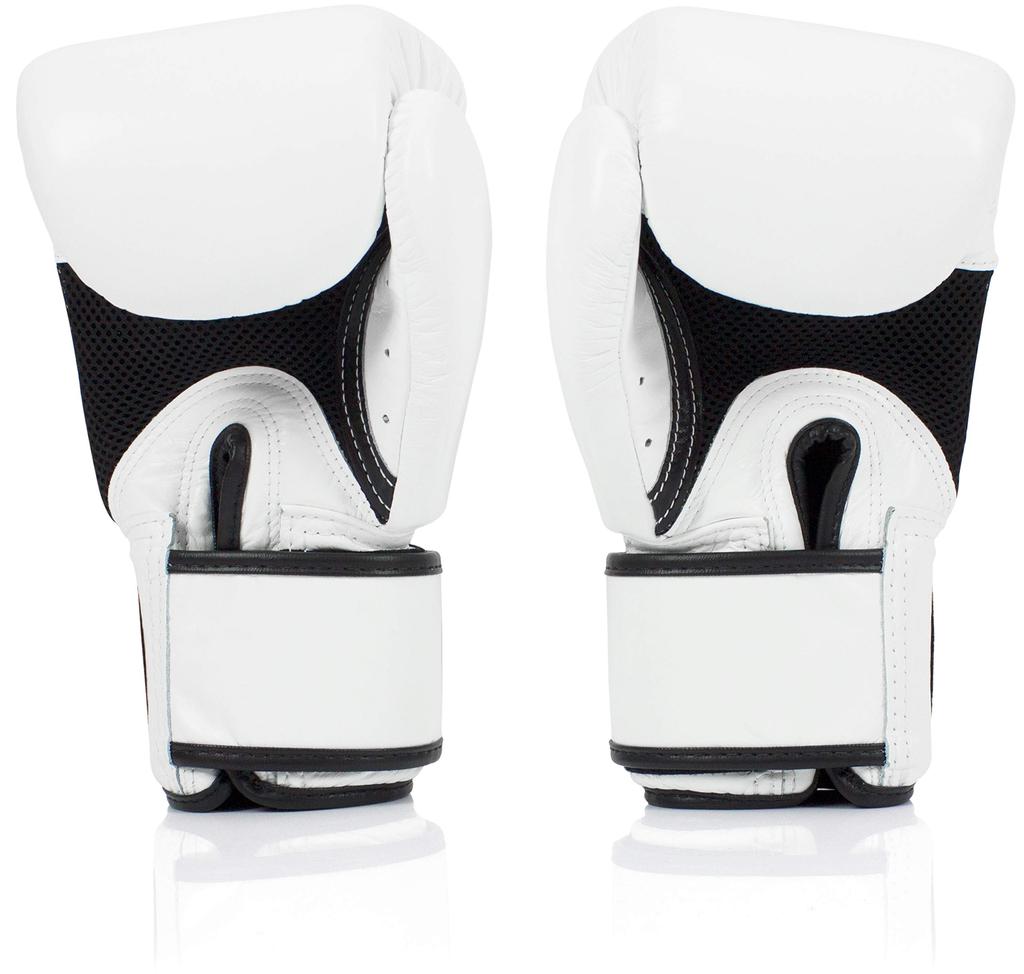 Fairtex Glory BGLG2 Gloves Boxing Muay Thai MMA Lace Up Design Black Gold Color Genuine Leather 14 Oz Gold Bangplee_Sport