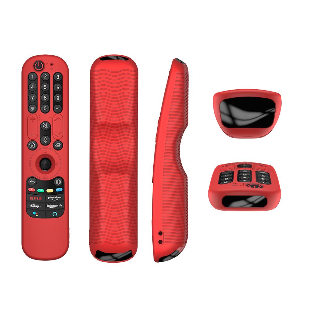 

Silicone Case Remote Control Protective Cover for LG AN-MR21/22/23/24(GC/N/GA) Skid-proof Texture Raised Buttons Durable And красный