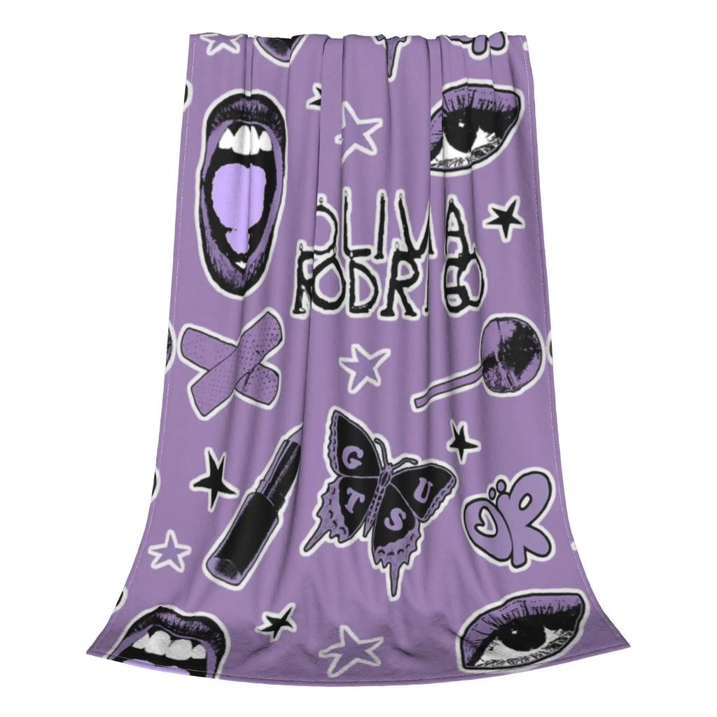 Olivia Vampire Rodrigos Coperta Acida Multiusura Morbida Peluche GUST Coperte da Lancio per Divano Divanetto e Letto