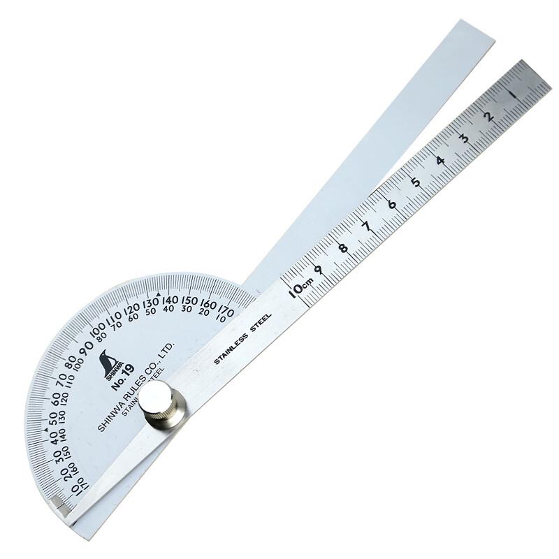 SHINWA 62490 Double Arm Protractor