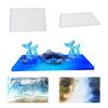 Silicone Clay Molds Resin Paintings Moulds Large Tray Molds Silicone Material