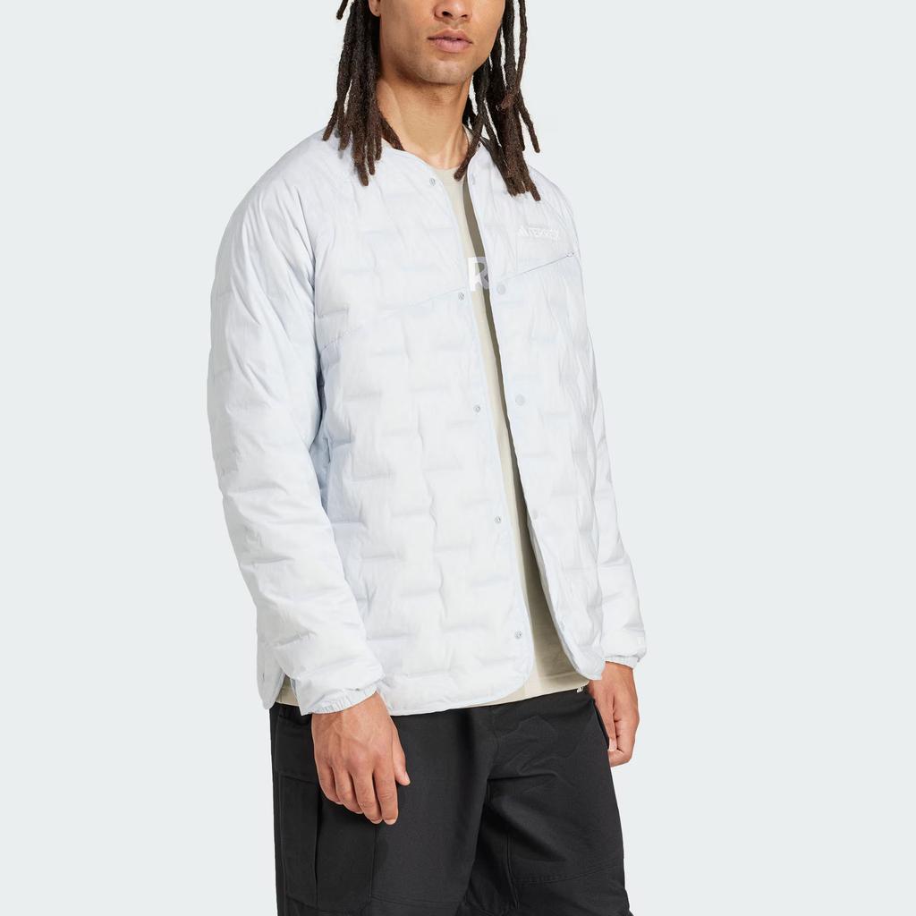 Adidas Terrex FW24 Xperior Super Goose Down Jacket Men Jacket Light-Blue IZ0352