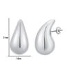 High-End Teardrop Titanium Steel Earrings: Unique and Stylish Dopamine Studs for Women