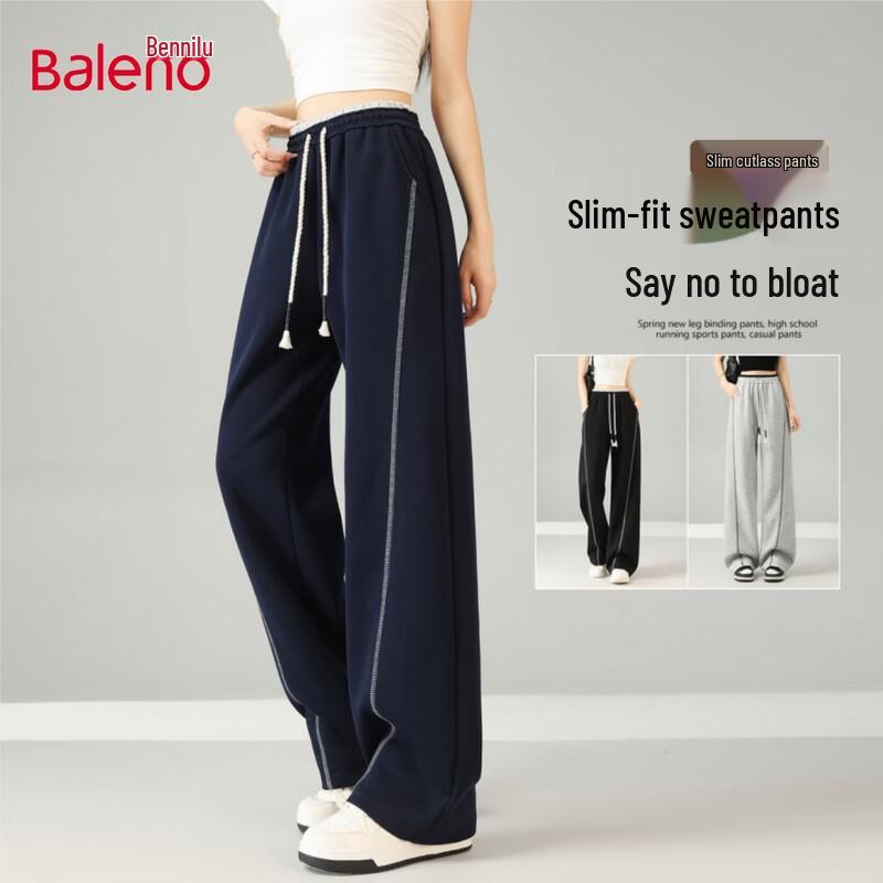 Baleno Women s High-Waist Wide-Leg Casual Pants XXL