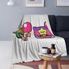Sleepy Sandy Leon Spike  Blankets Soft Warm Flannel Throw Blanket Bedspread for Bed Living Room Picnic Travel Home Sofa