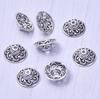 Bouchons de perles en alliage fleurs mélangées pour la fabrication de bijoux Charms Composants pour bijoux DIY Couleur argentée Accessoires vintage faits main