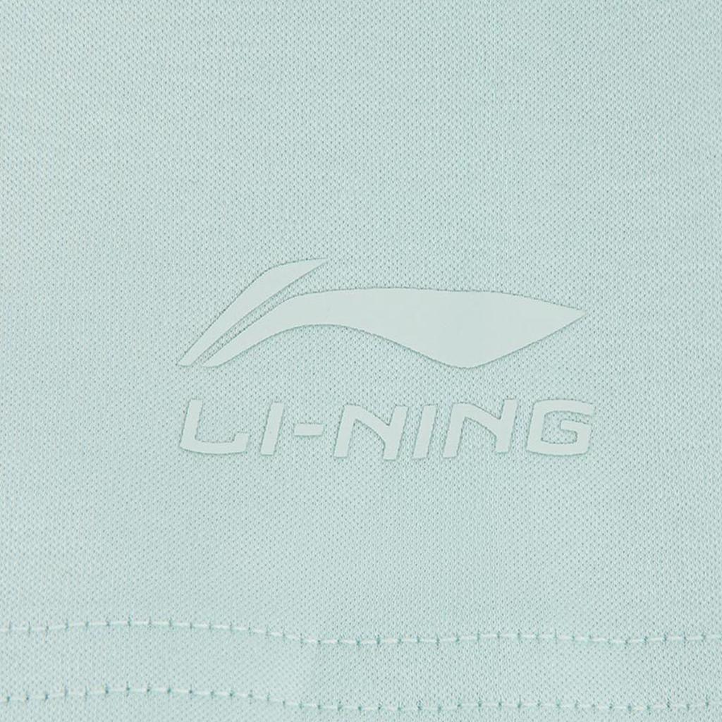 Li Ning Sports Lifestyle Series Logo Letter Stitching Round Neck T-Shirt Women Tops ATSW270-4