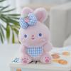 Adorable Bunny Plush Toy Soft Cotton Filled Keychain With Cute Rabbit Design