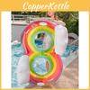 Rainbow Cloud Double Swim Ring For Two People Inflatable Adult Armpit Ring Eight-shaped Ring