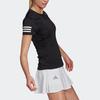 Adidas Sport Training Quick-Dry Breathable Round Neck Short Sleeve T-Shirt Women Tops Black GL5530