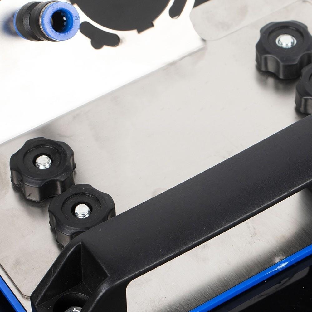 Portable Angle Grinder Stand Stainless Steel Adjustable 45 Degree Chamfering Stand Bracket Edge Trimming Accessory Woodworking