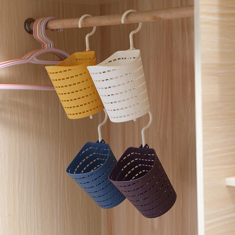 Bathroom Single Hook Hanging Basket Hanging Sink Storage Basket Bedroom Can Be Stacked Bedside Rack Faucet Storage Basket