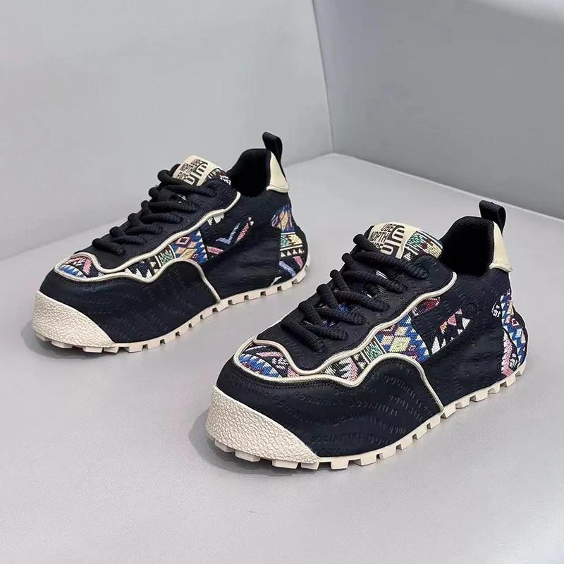 Spring Autumn New Luxury Men's Sneakers Tall Thick Bottom Casual Shoes Comfortable and Breathable Running Sports Shoes