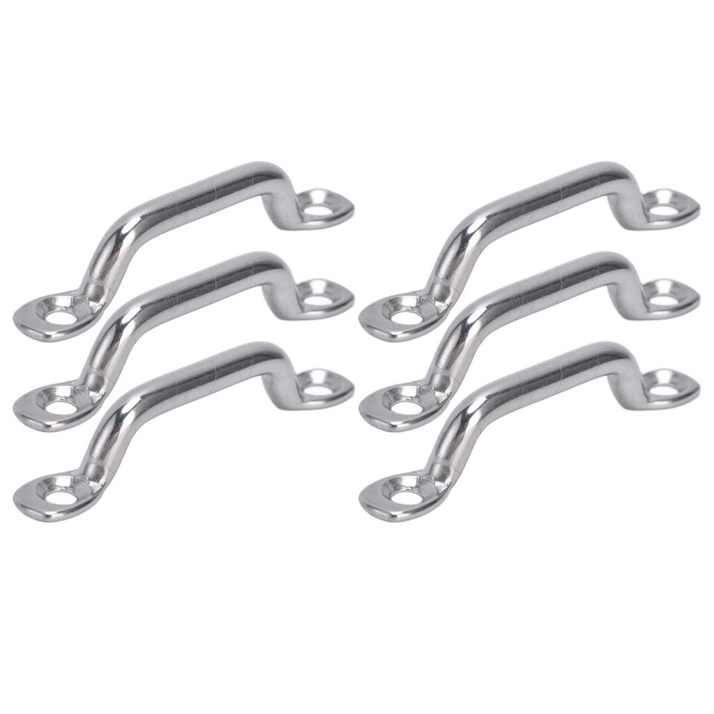 Boat Top Pad Eye Deck Loop Tie Down 316 Stainless Steel Set Kit for Fixing Eye Strap Boat Top Pad Eye Pad Eye Boat Top Eye