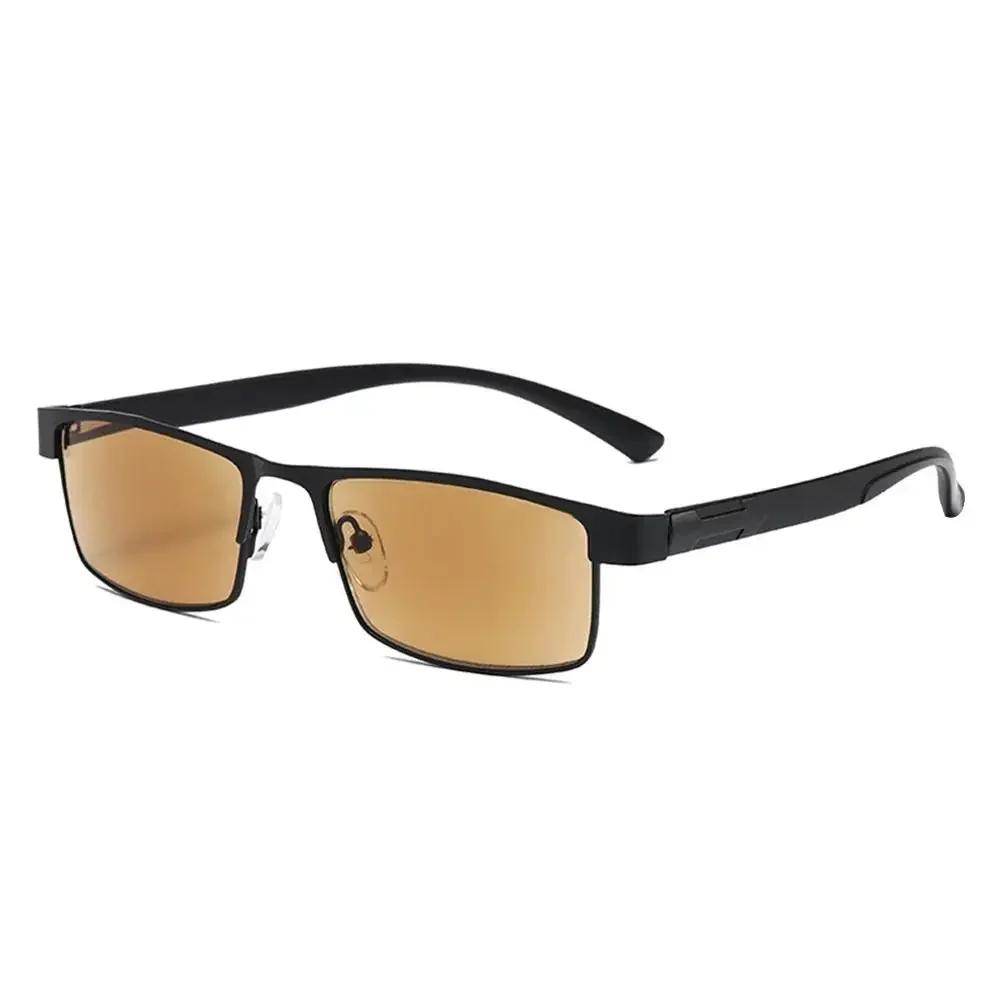 

Men Women Fashion Eye Protection Vintage Classic Sunglasses Ultra Light Glasses Anti-Blue Light Business Reading Glasses Strength 350 чорний
