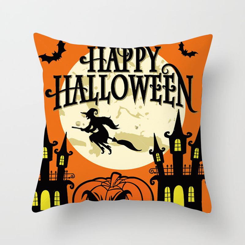 

Новый Хэллоуин Тыква Домашнее Украшение Наволочка Подушка Диванная Подушка Наволочка 45*45cm