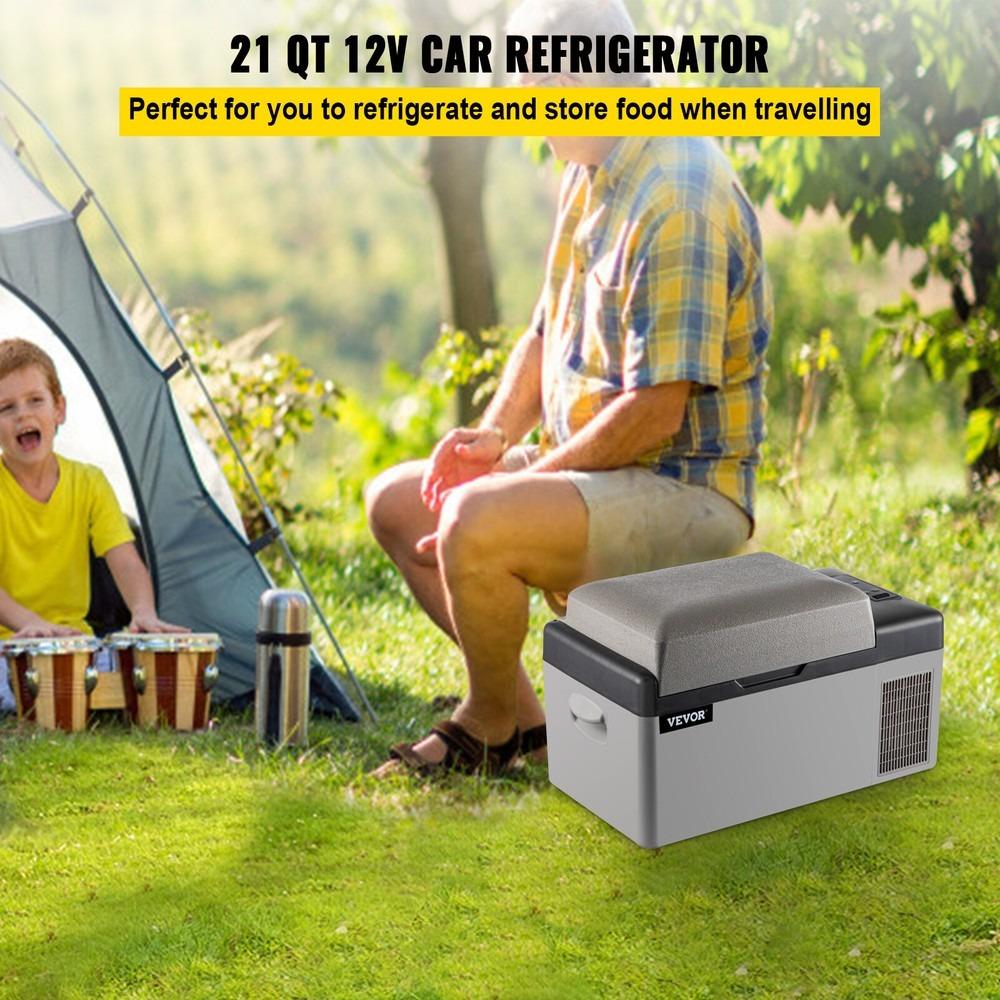 Compressor Refrigerator Box - 20 Liters - Small Refrigerator - Bicycle/Car Camping - APP - 12V/230V