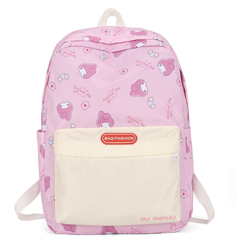 Schoolbag Wholesale New Cartoon Printed Schoolbag Junior High School Girls Backpack New High Value Trend Casual Backpack
