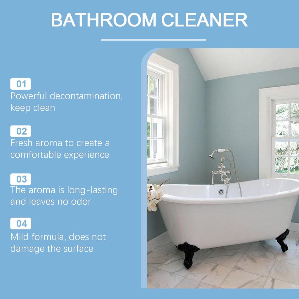 JAKEHOE Fragrant Bathroom & Toilet Cleaner - Glass, Shower, Sink, and Limescale Stain Remover