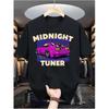 Neon Modified Night Men'S Casual Digital Print T-Shirt - Made Of, Featuring a Round Neck, Short Sleeves, Summer European And American Fashion Trend