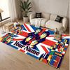 Custom Name Crystal Velvet Rug,Oasis Comfortable Anti Slip Floor Mat For Room Decoration