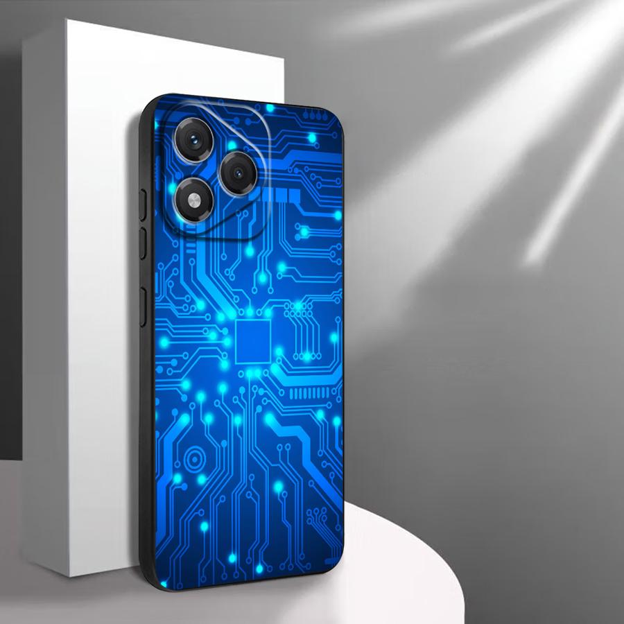 Case for Huawei P30 P20 Pro P20 P40 Lite P Smart 2019 P20 Lite 2018 Funda Phone Cover Retro Circuit Board