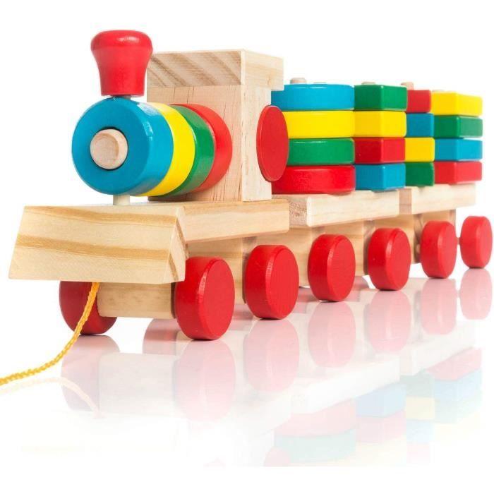 All Kids United Jouet de Train en Bois pour Enfant 5724