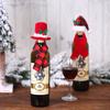Festival Wine Bottle Cover Merry Christmas Decoration for Home Red Wine Bottle Bag Xmas New Year Dinner Table Decor Navidad