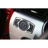 Headlight Switch Control Frame Cover 1* For Ford Mustang 2015- Silver Chrome