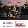 Halloween Static Cling Window Decals Glass Door Decor - PVC Transparent Festive Sticker Set