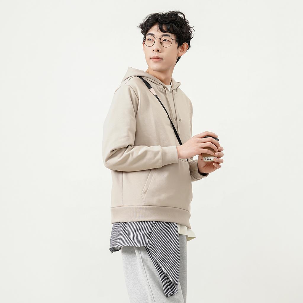 New Balance Sweatshirt Fall Unisex Khaki AMT21570-PEB