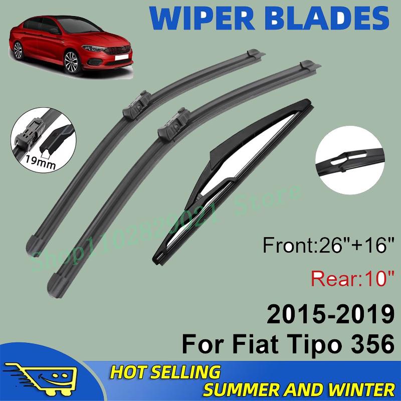 

3 ШТ. Для Fiat Tipo 356 2015-2019 26 + 16 + 10 Передние Задние Щетки Стеклоочистителя Лобовое Стекло Стеклоочиститель Окна Аксессуары чёрный