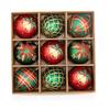 9pcs Christmas Ball Ornaments For Christmas Decorations Xmas Tree Ornaments With Hanging Loop Holiday Party Decor
