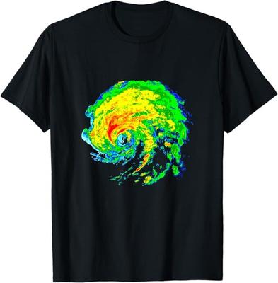 T-shirt Météorologue Chasseur d'Orages Image Radar Météo