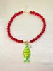 ZA Ocean Resort Women's Handmade Beaded Necklace with Clownfish Pendant