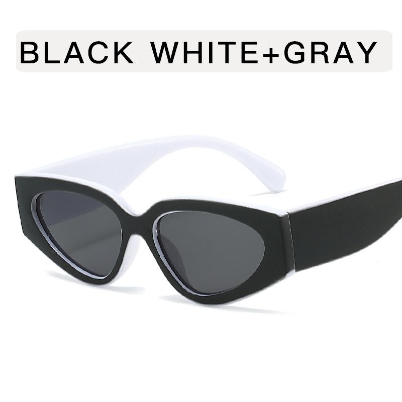 New Vintage Cat Eye Sunglasses for Women Men Round Sun Glasses Female Oval Eyewear for Male Female Eyeglasses