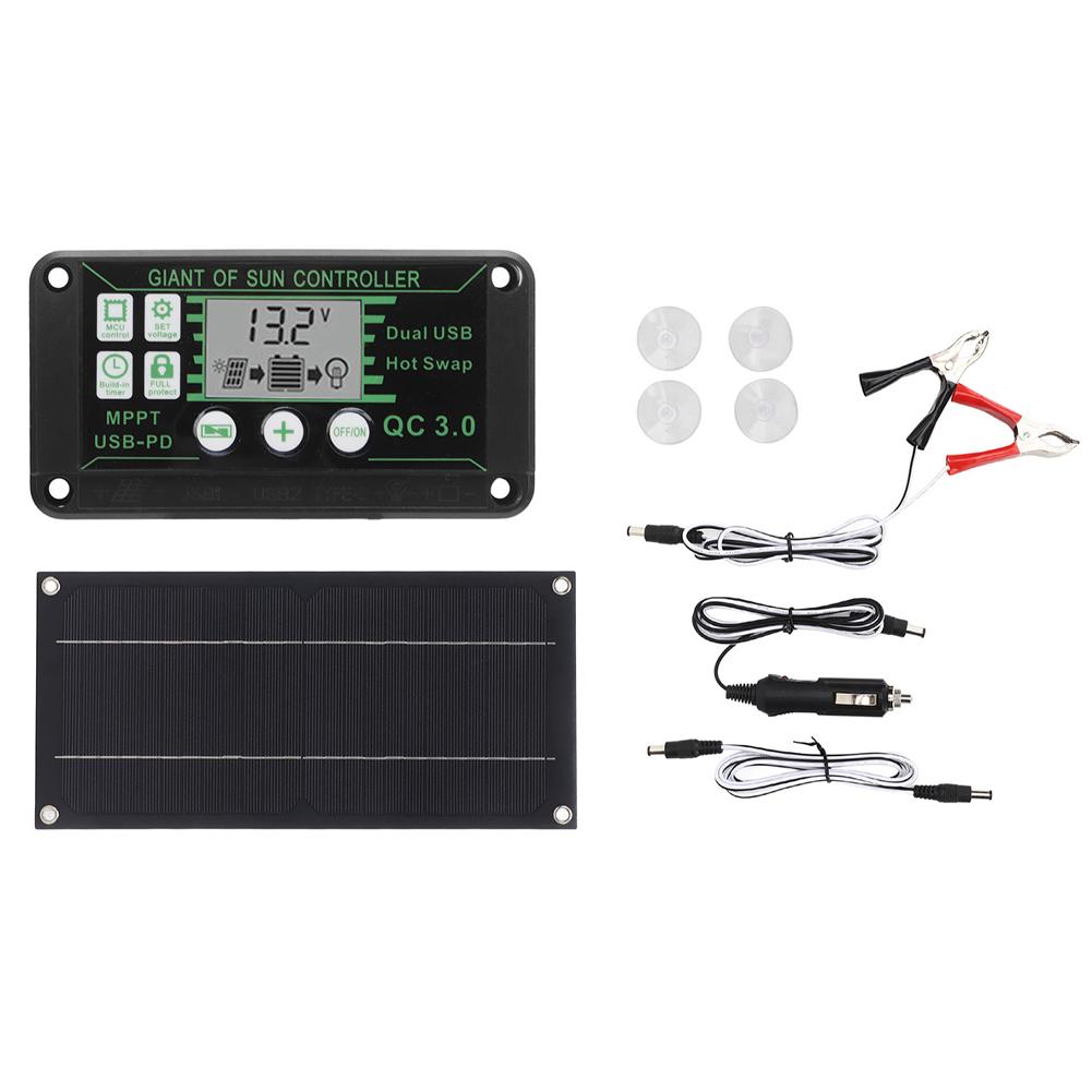 Off-grid Power 600W Solar Kit Solar Panel For Camping Charge Controller Monocrystalline Panel Easy Installation