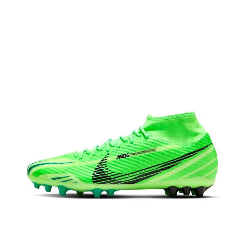Nike Mercurial Superfly 9 Academy Mds Round Toe Comfortable Ag (Rubber Short Studs) Soccer Shoes Unisex Soccer Shoes Green FJ7187-300