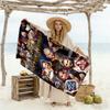 Wrestlemania Customized Name Beach Towel Super Soft & Absorbent Perfect for Traveling Yoga Camping and Swimming