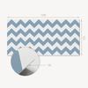 Vinyl Decoration with Print for Tool-Free Assembly 100x50 Cm Zigzag Pattern