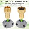 Garden Hose Repair Connector Suitable For 3/4 Inch And 5/8 Inch Garden Hoses