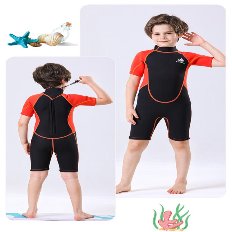 SAKINNO Kids  Thermal Sun Protection Wetsuit
