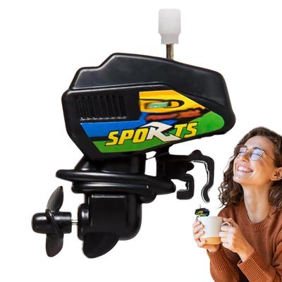 Wind Up Mini Boat Motor Coffee Stirrer Unique Durable Boat Engine Coffee Stirrer Easy To Clean Boat Propeller Coffee Stirrer