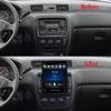 9,7'' autorádio Android Carplay pro Honda CRV 1995-2001 Tesla Vertical Screen Autorádio Multimediální přehrávač 2+32GB