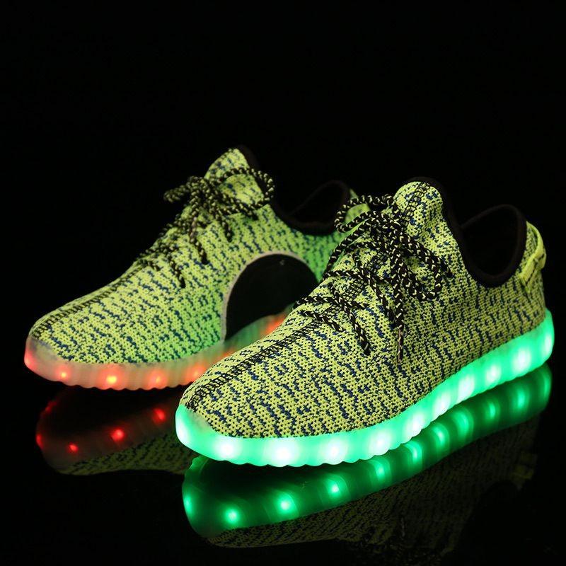 Luminous Sneakers Led Usb Charge Children Low Cut Shoes Fashion Casual Gift
