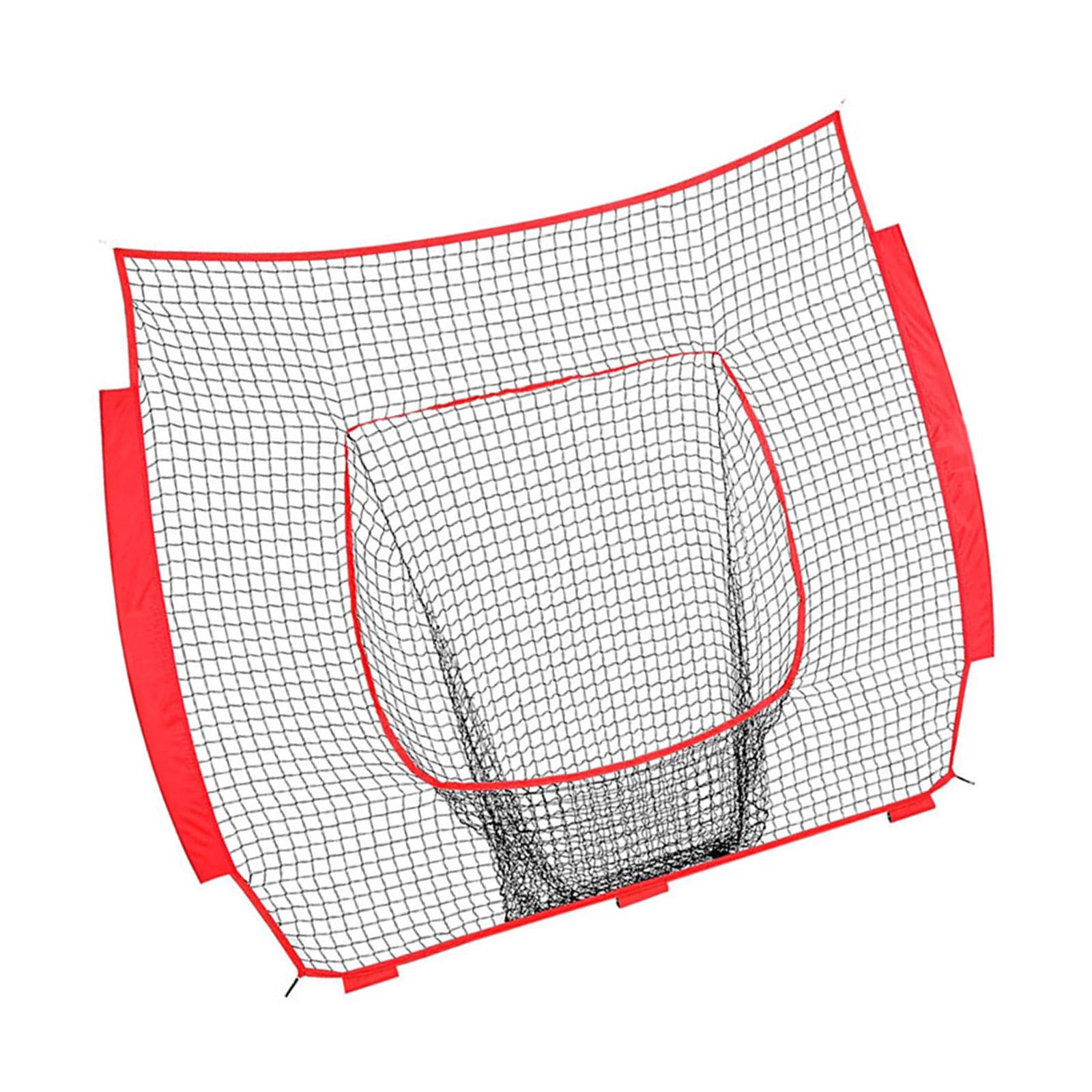 

7ftx7ft Portable Softball Practice Net Nylon Baseball Replacement Net Rebounds Training Baffle Net Easy to Install 1